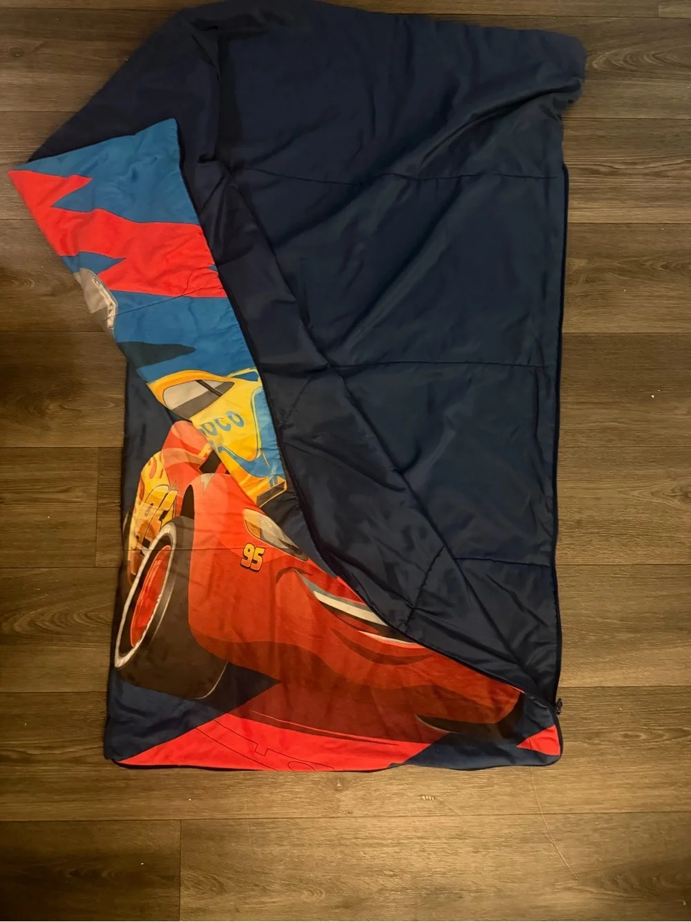 Kids Sleeping Bag - Red, Yellow, Blue